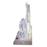 Lighted Musical Nativity Scene With Silver Bottom Base