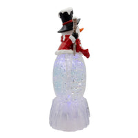 Battery Operated USB Christmas Snowman Water Globe