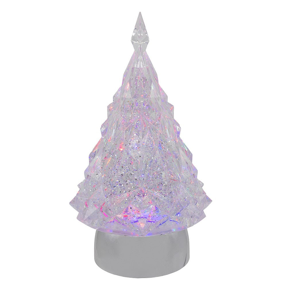 9" Battery Operated USB LED Lighted Tree Water Lantern