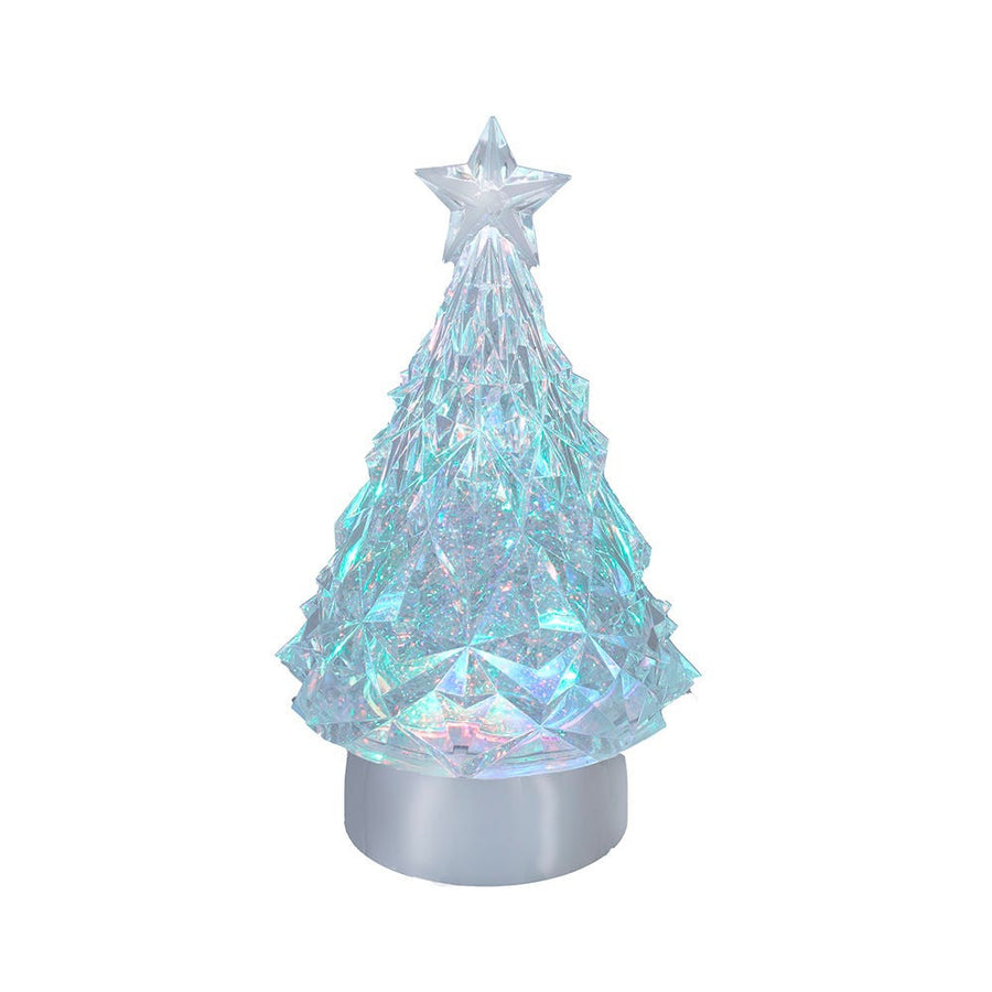 9" Battery Operated USB LED Lighted Tree Water Lantern