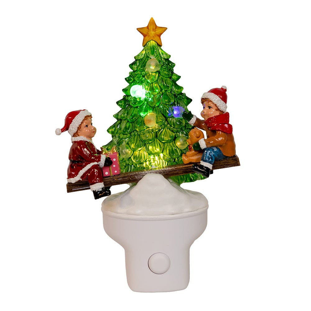 6.18" Children on Seesaw LED Night Light