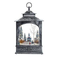 15“ Battery Operated LED Musical Christmas Village Lantern