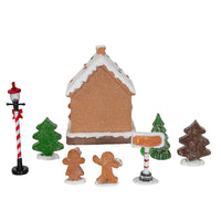 Battery Operated Multicolor LED Lighted Gingerbread House
