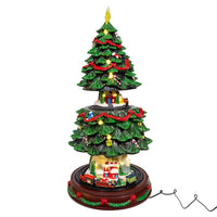 Musical Animated Christmas Tree Table Piece