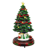 Musical Animated Christmas Tree Table Piece