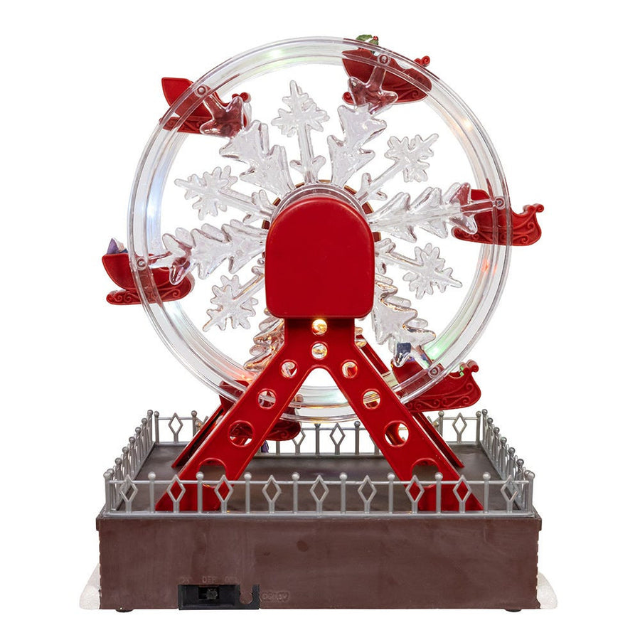 Battery Operated Musical Animated Santa Ferris Wheel