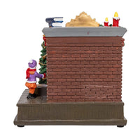 Animated Fireplace Scene With Santa & Tree