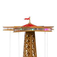 LED Lighted Musical Santa Balloon Drop Table Piece