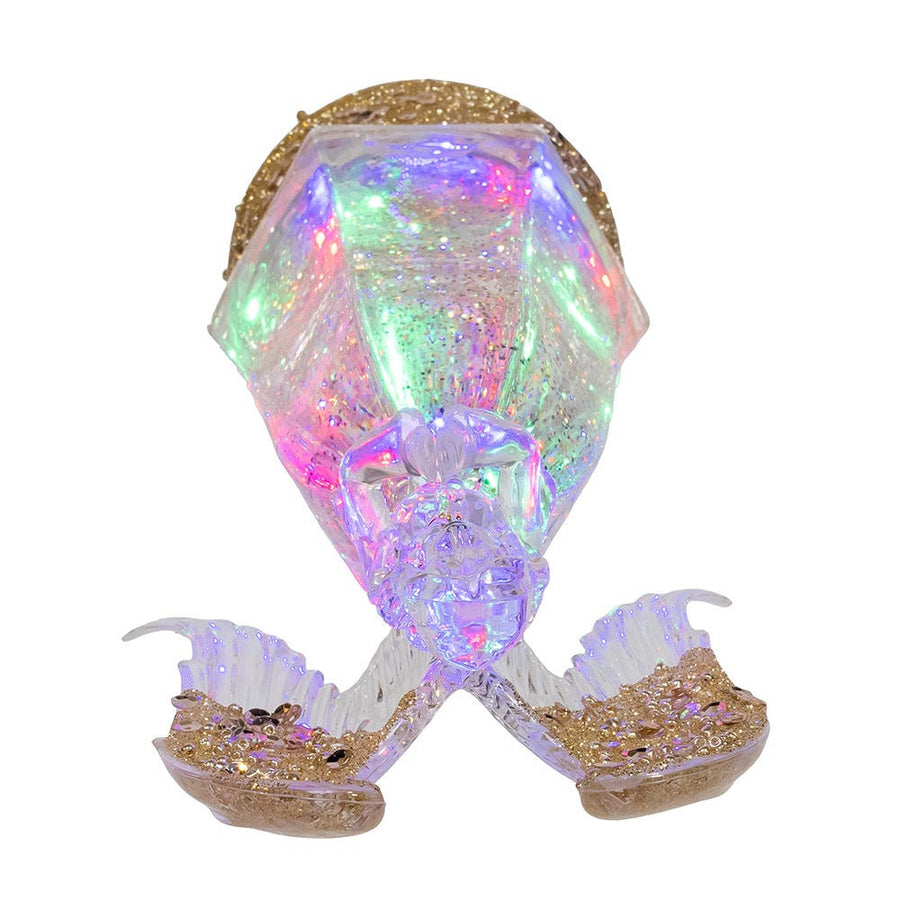 10.24" Battery Operated LED Lighted Angel Lantern