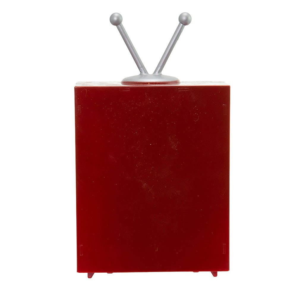8.5" Battery Operated Musical Santa and Sleigh Television Water Lantern