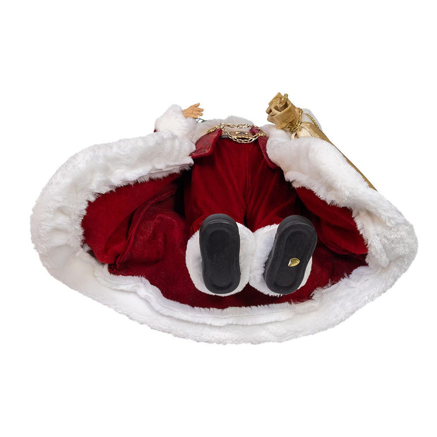 17" Jacqueline Kent Traditional Red Santa With Bag