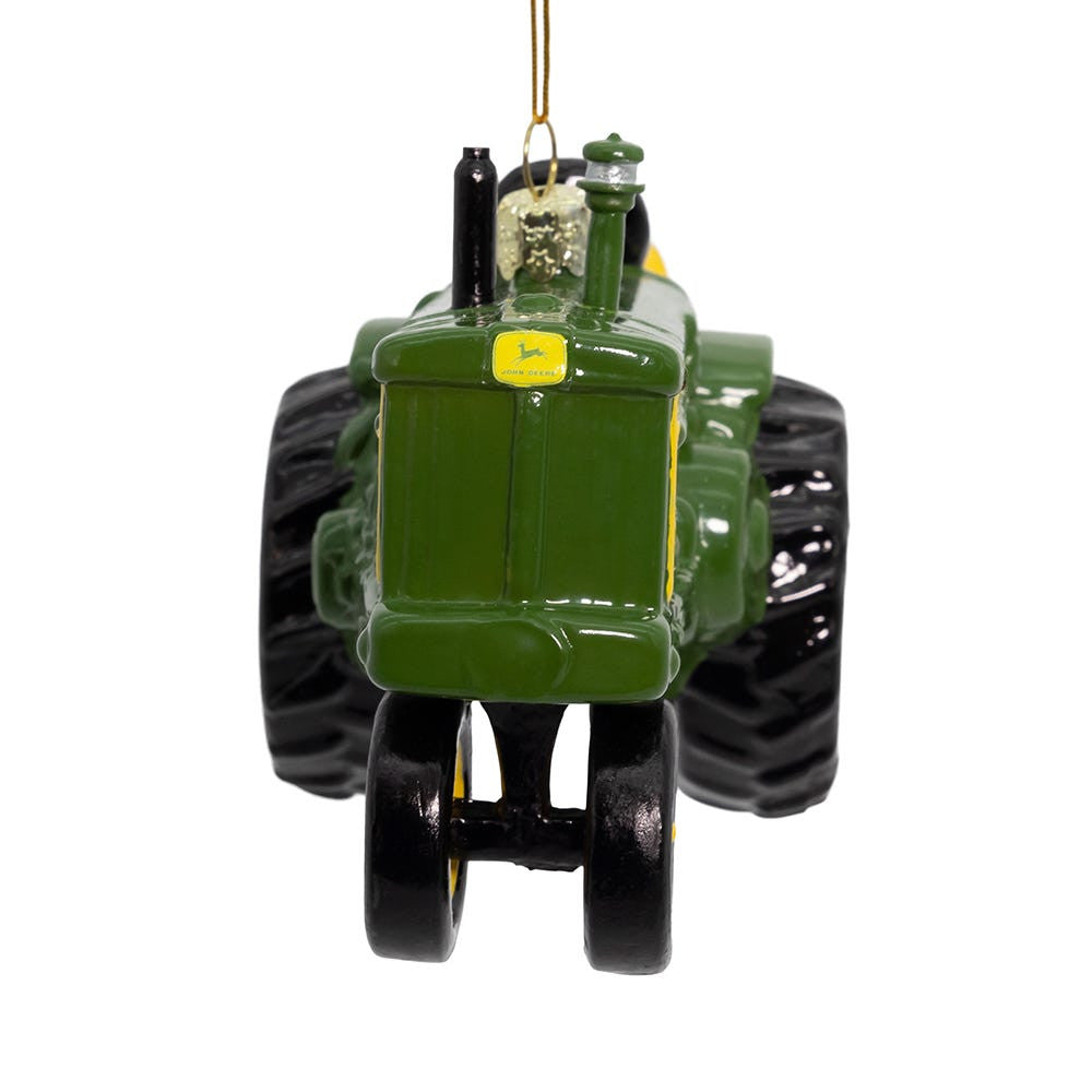 John Deere™ Glass Tractor Ornament