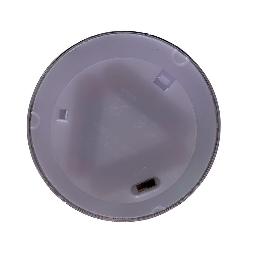 9.25" Battery-Operated Color Changing LED Snowing Candle