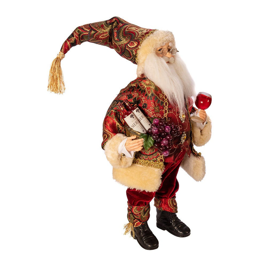 18" KSA Kringles Wine Santa