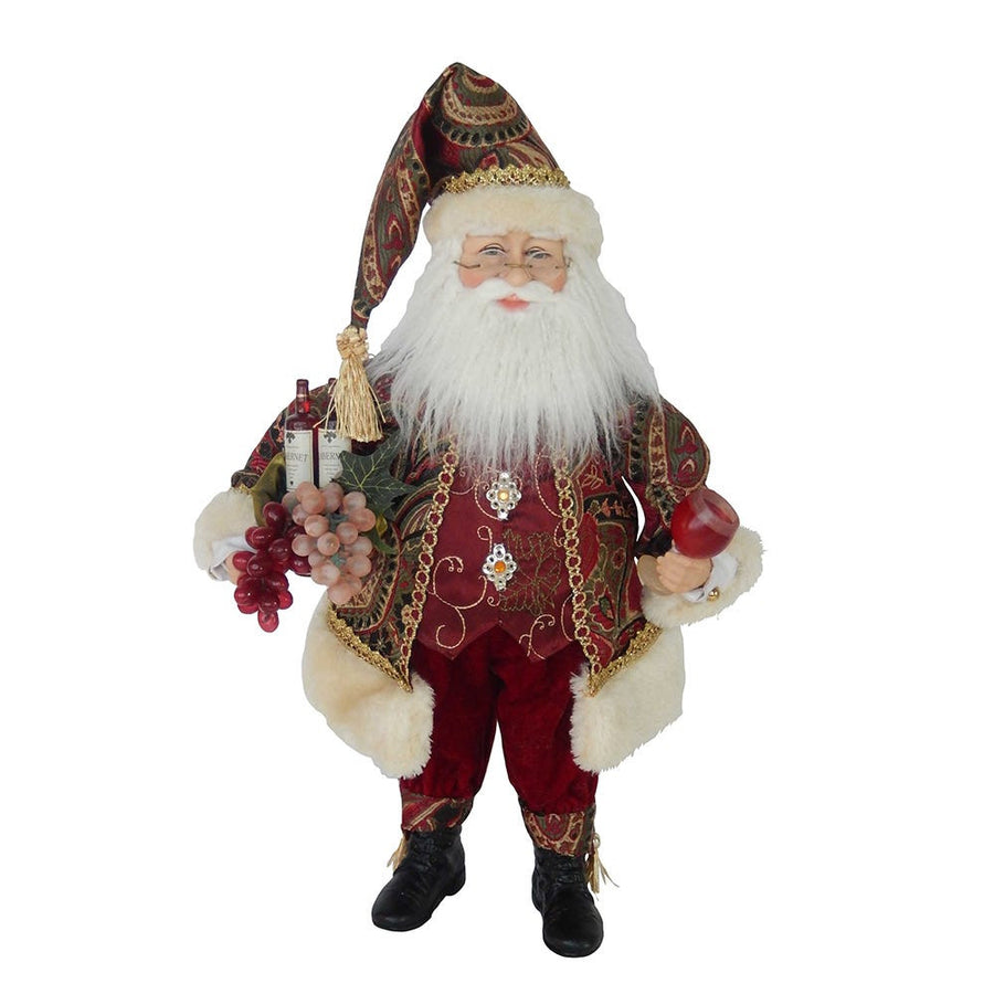 18" KSA Kringles Wine Santa