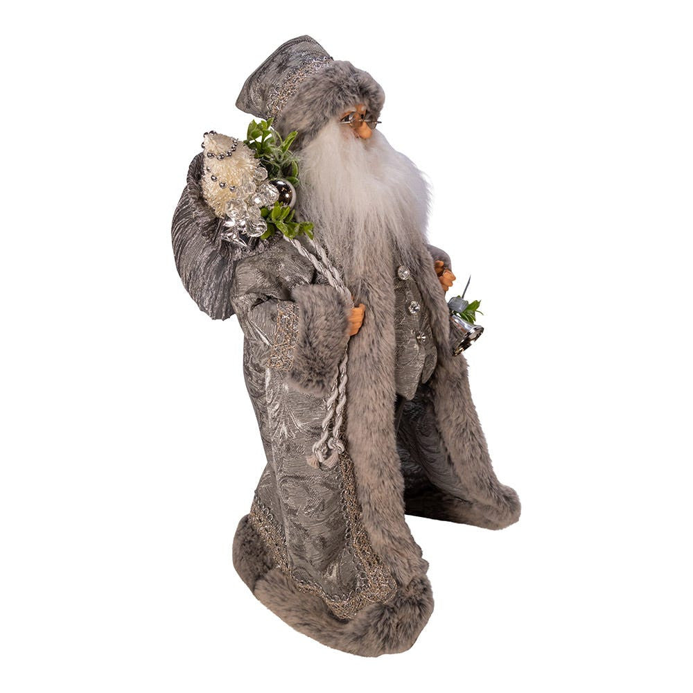 18" KSA Kringles Silver Santa