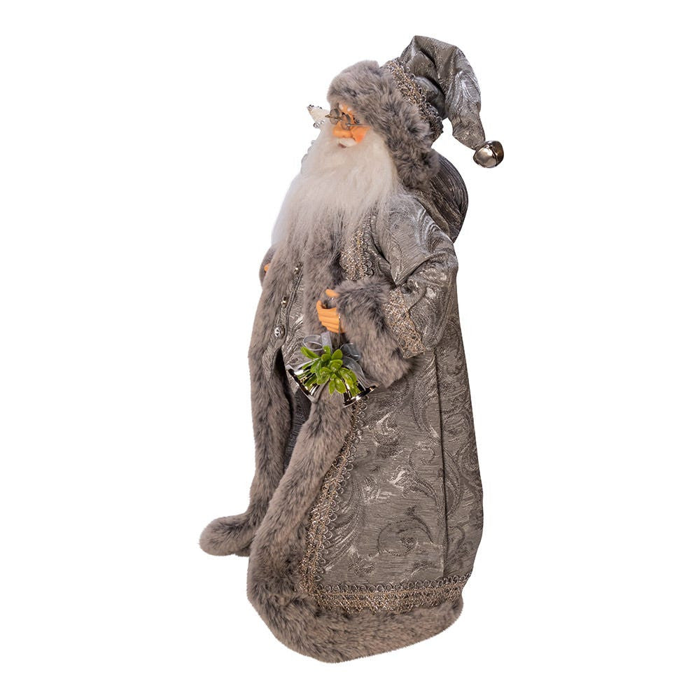 18" KSA Kringles Silver Santa