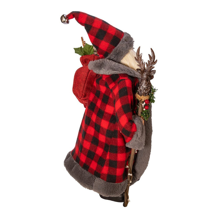 18" KSA Kringles Red and Gray Santa
