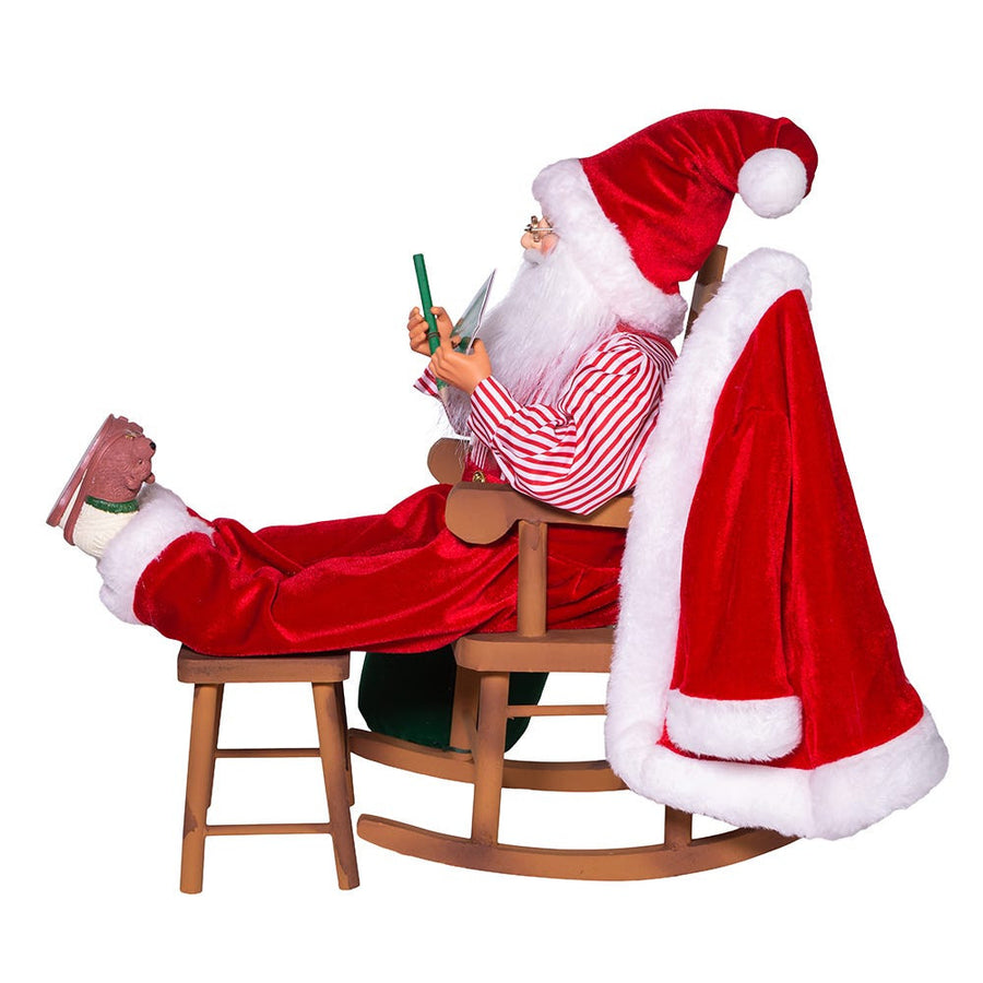11" KSA Kringles Sitting In Chair Santa