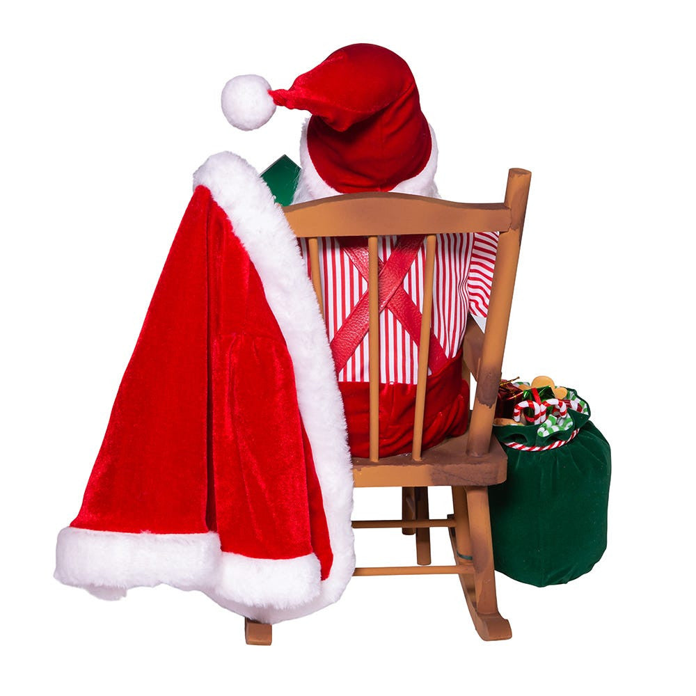 11" KSA Kringles Sitting In Chair Santa