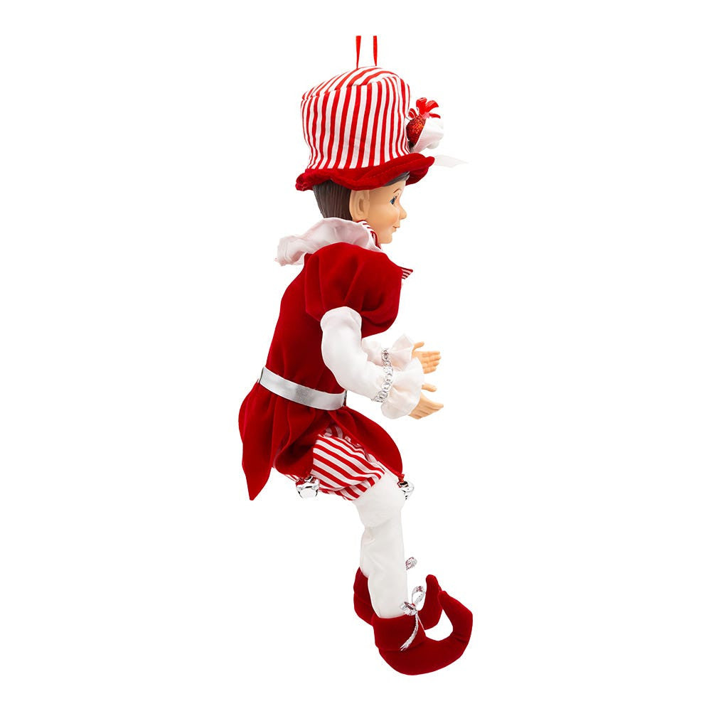 15" KSA Kringles Peppermint Elf Ornament