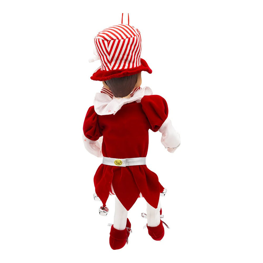 15" KSA Kringles Peppermint Elf Ornament