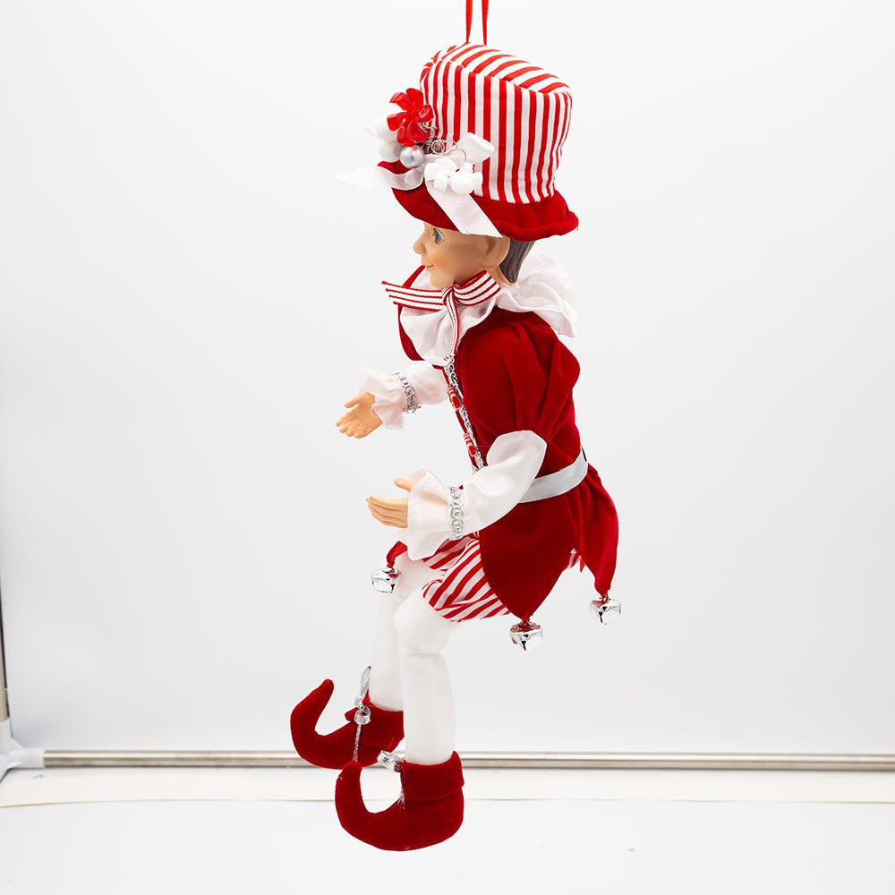15" KSA Kringles Peppermint Elf Ornament