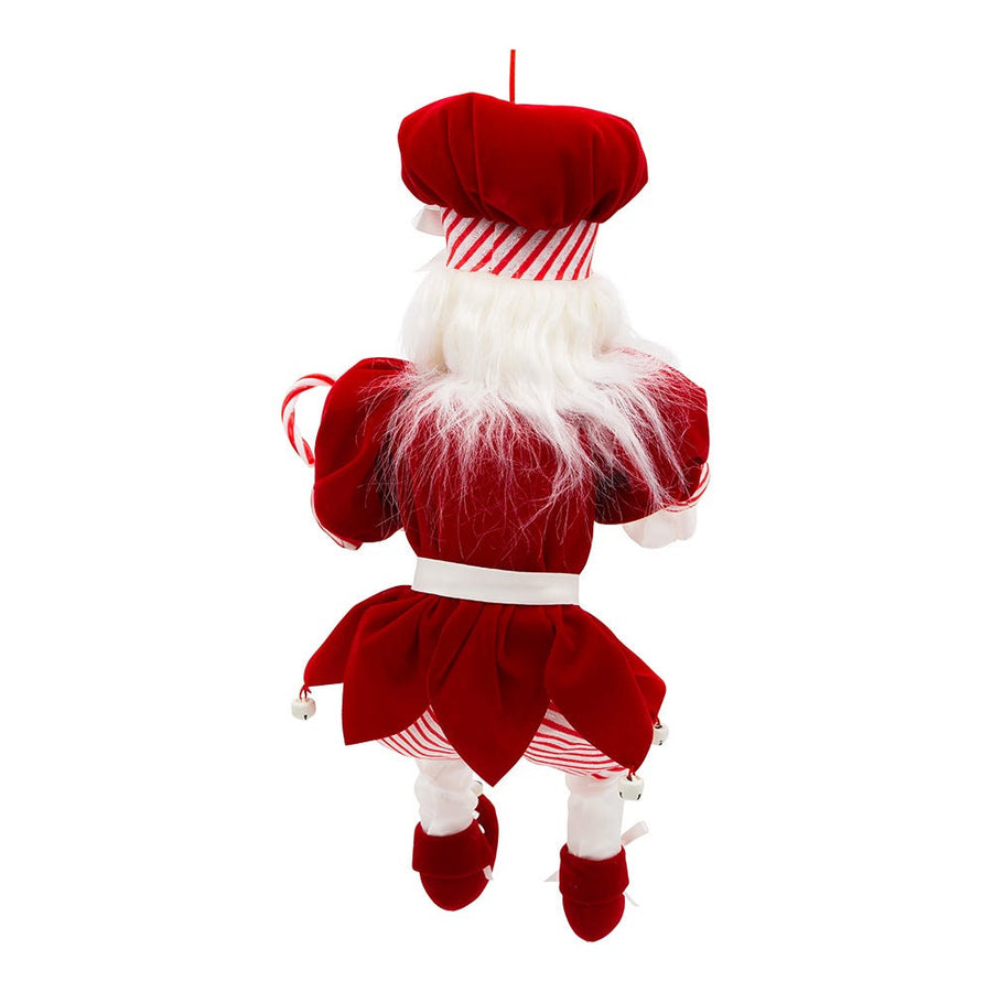17" KSA Kringles Peppermint Chef Santa