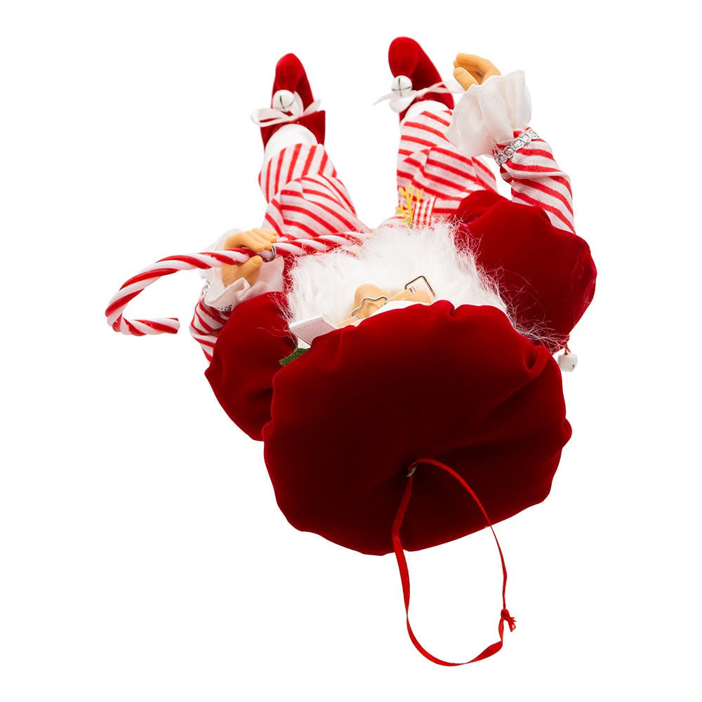 17" KSA Kringles Peppermint Chef Santa