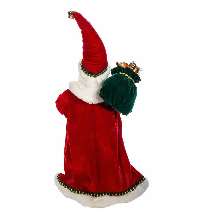17" KSA Kringles Fancy Santa With Stocking