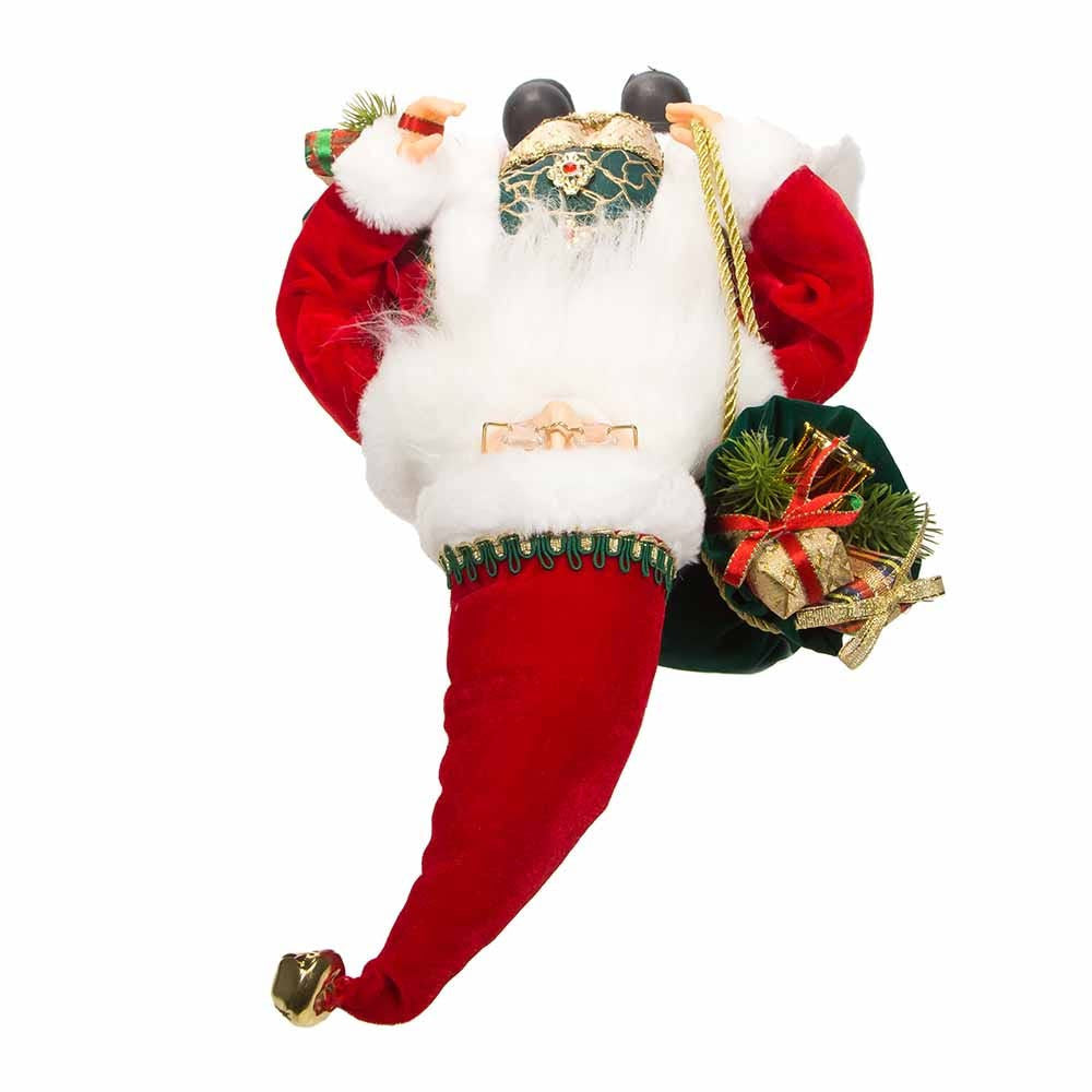 17" KSA Kringles Fancy Santa With Stocking