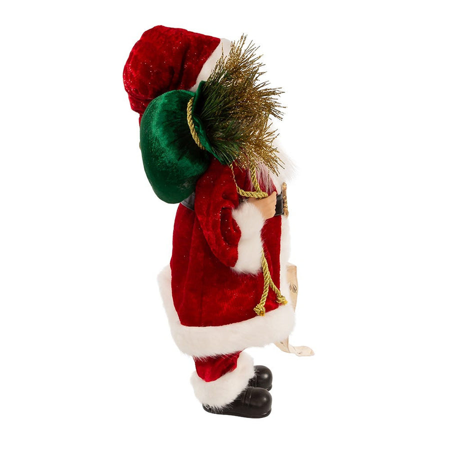 17.25" KSA Kringles Traditional Santa With List
