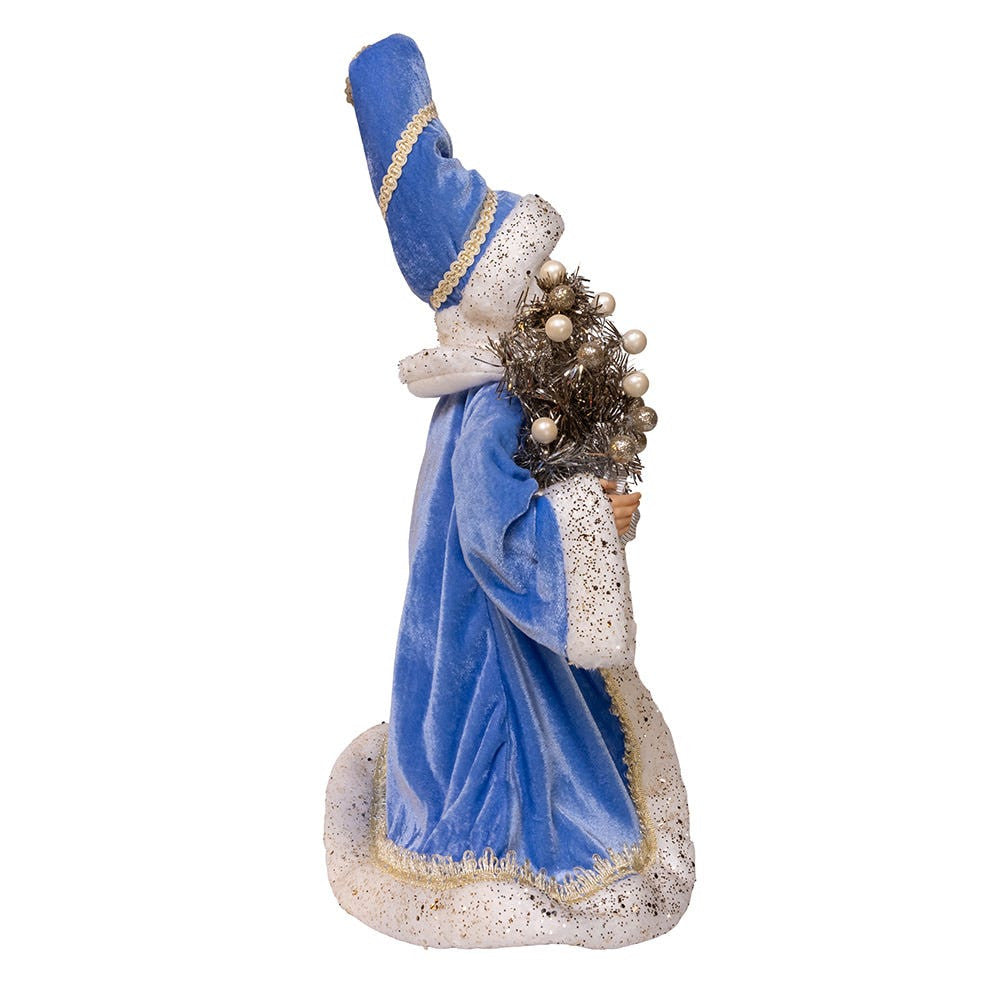 18" KSA Kringles Blue & Platinum Santa