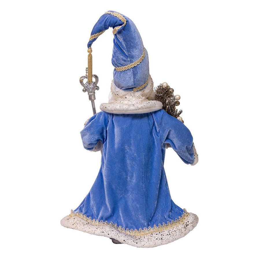 18" KSA Kringles Blue & Platinum Santa