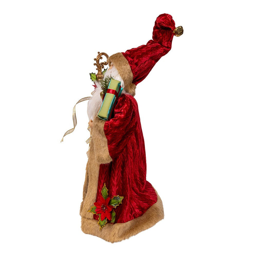 18" KSA Kringles Elegant Red Santa