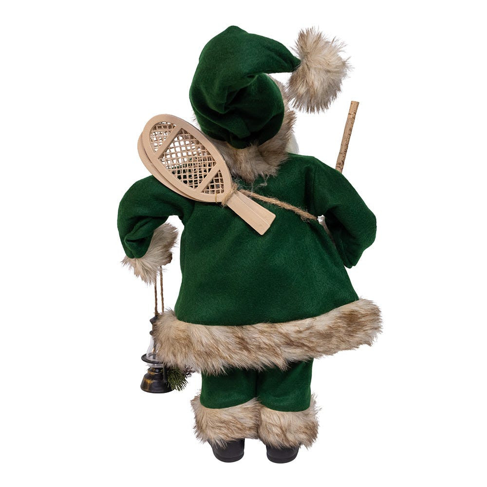 18.5" KSA Kringles Winter Green Santa