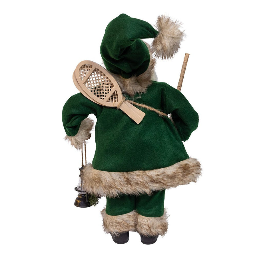 18.5" KSA Kringles Winter Green Santa