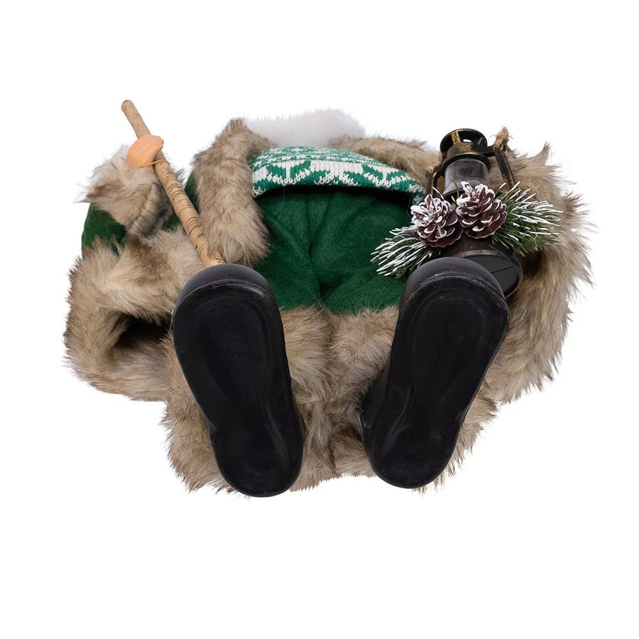 18.5" KSA Kringles Winter Green Santa