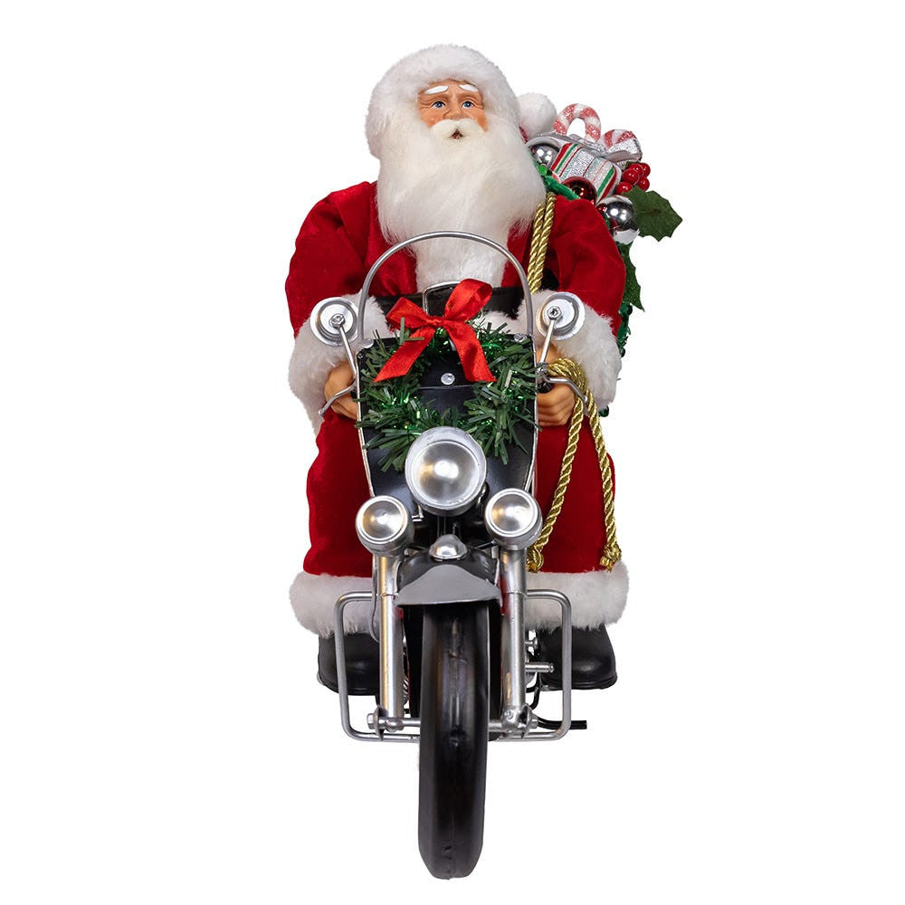 14" KSA Kringles Motorcycle Santa