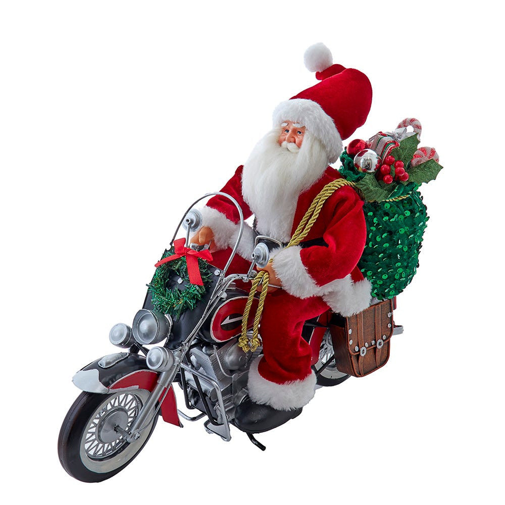 14" KSA Kringles Motorcycle Santa