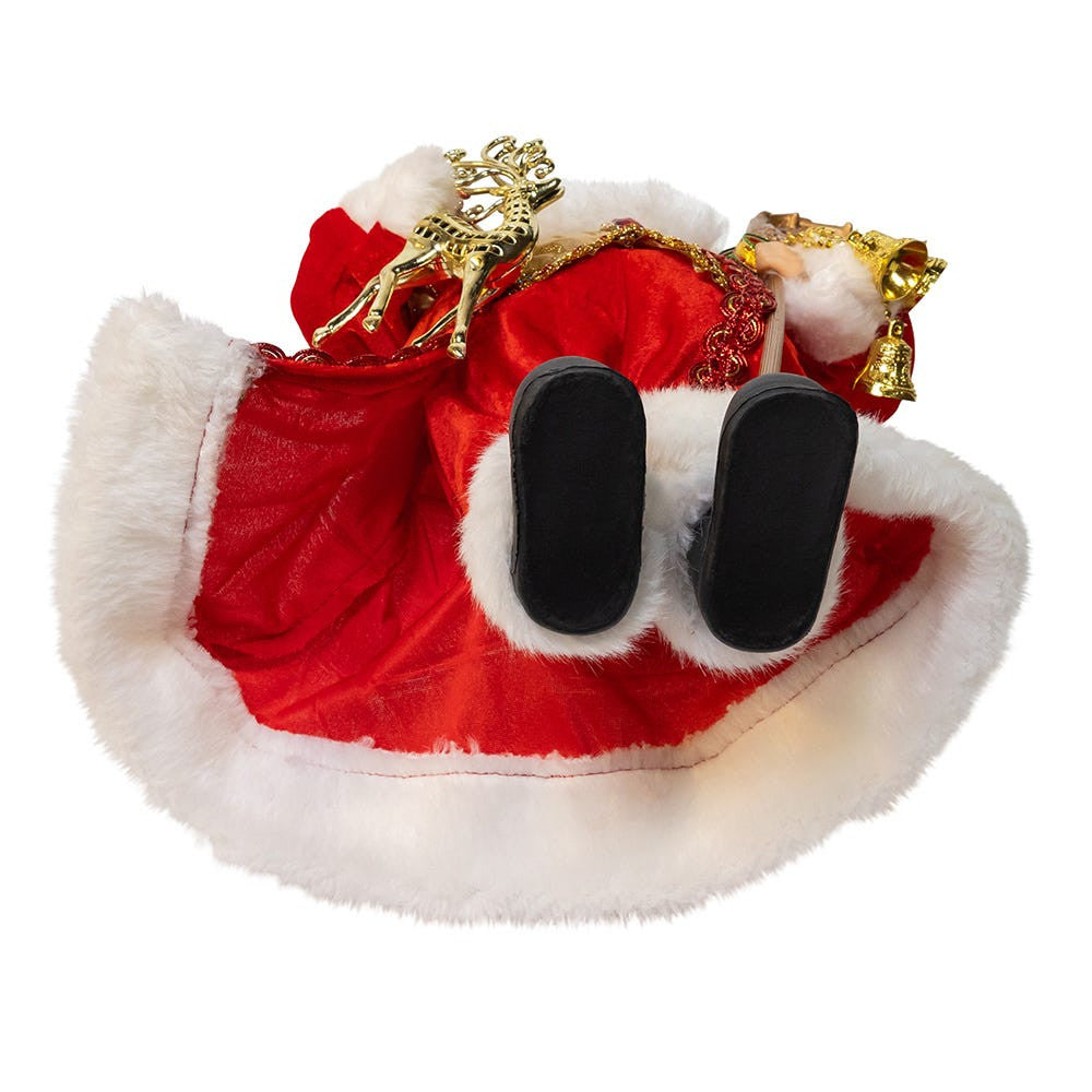18" KSA Kringles Standing Red & Gold Santa