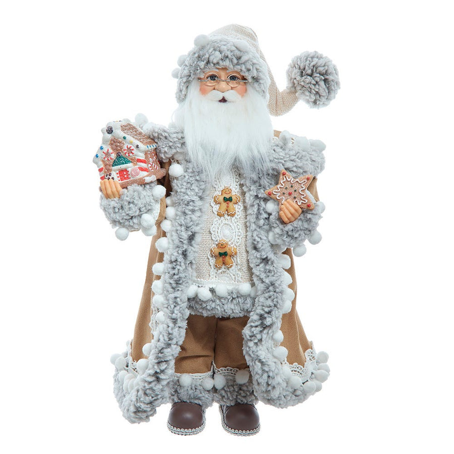 17.25" KSA Kringles Standing Gingerbread Santa