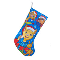 Llama Llama™ and Friends Blue Printed Stocking