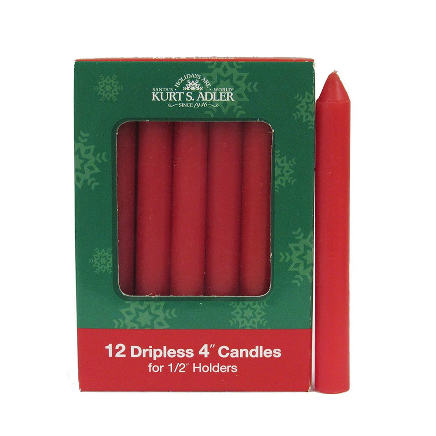 4" Red Candles For M0186