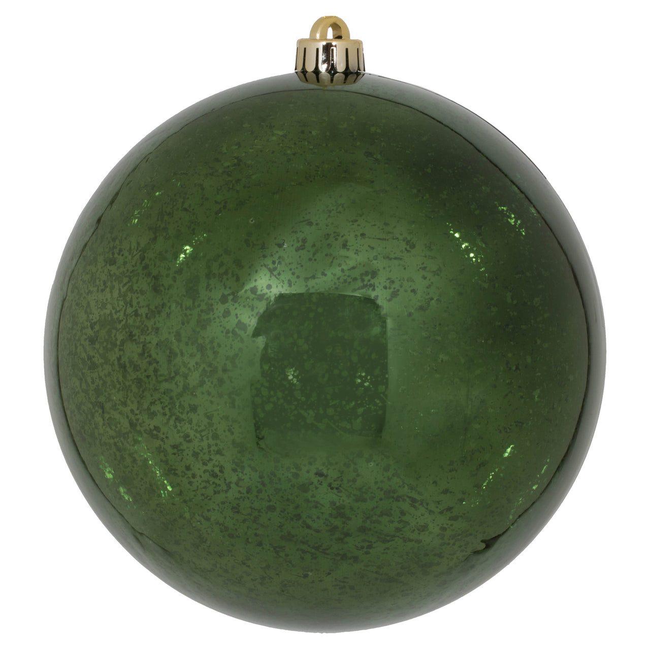8" Moss Green Shiny Mercury Ball