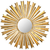 Golden Arrows Sunburst Mirror