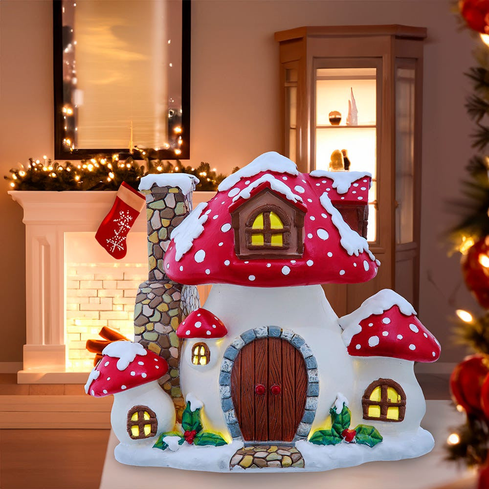Merry Little Mushrooms Cottage Tabletop