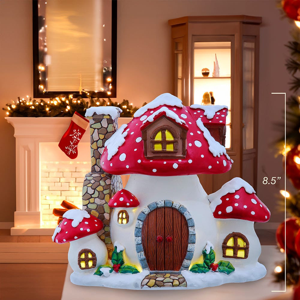 Merry Little Mushrooms Cottage Tabletop