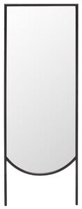 Patel, 25 Inch, Black, Iron Mirror