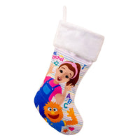 Ms. Rachel™ With Herbie White Appliqué Stocking